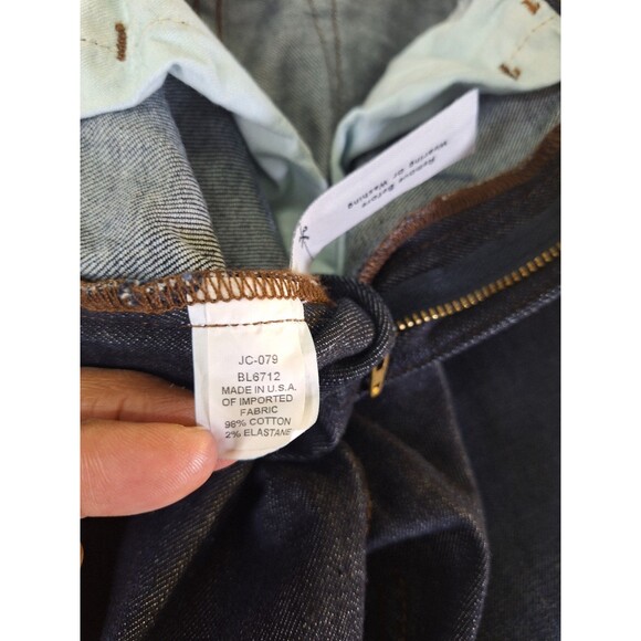 J. CREW High Heel Flare Denim Jeans Women's Size 28 Stretch Boho Western Hippie - Picture 7 of 10